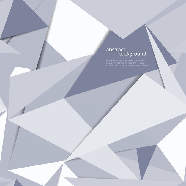 Diseño abstracto del vector geométrico de origami