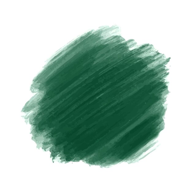 Diseño de acuarela de trazo de pincel verde moderno
