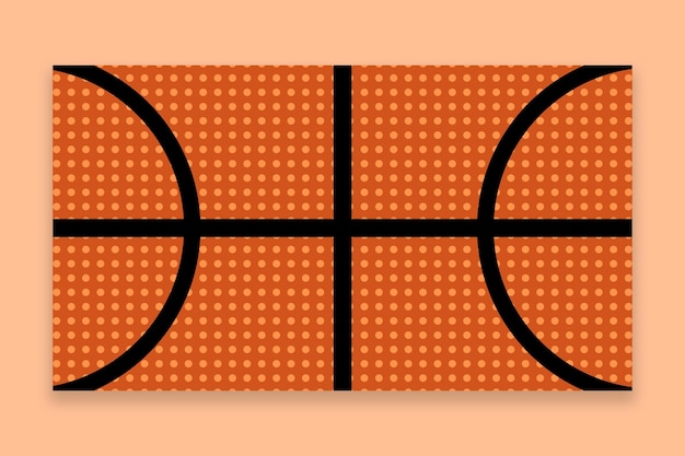 Diseño de arte de canal de youtube de baloncesto.