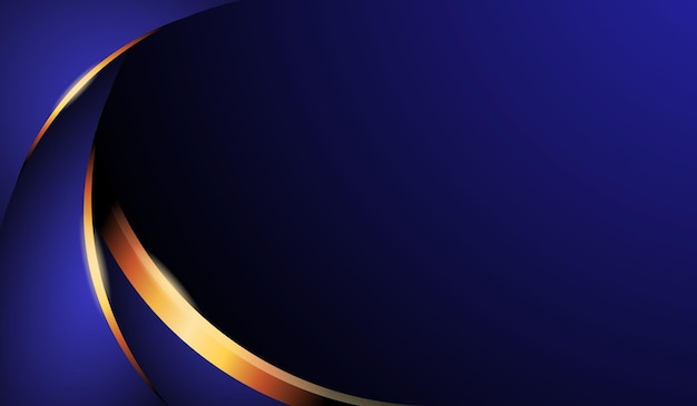 Diseño azul degradado LUJO Diseño abstracto de fondo moderno 3d