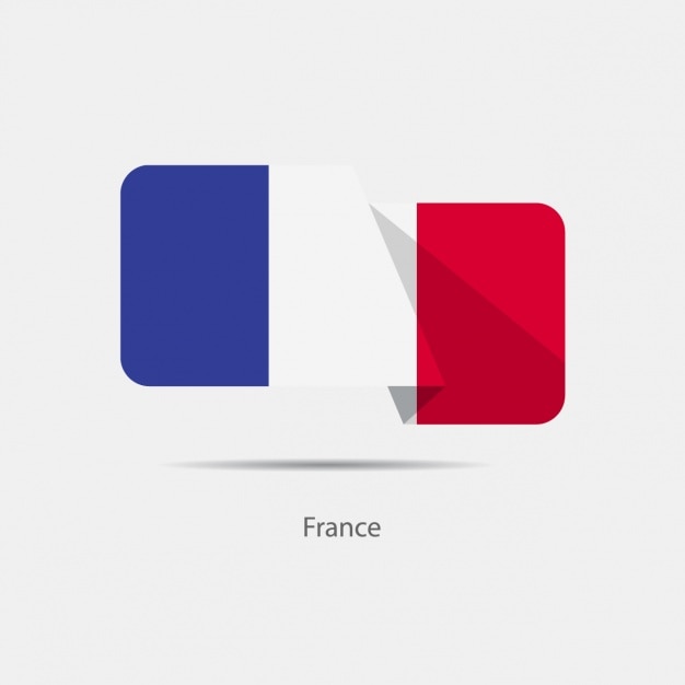 diseño de la bandera de Francia