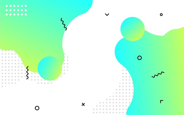 Diseño de banner abstracto líquido Fondo en forma de vector fluido Patrón de banner de plantilla gráfica moderna para redes sociales y sitios web