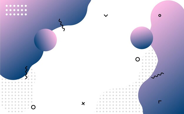 Diseño de banner abstracto líquido Fondo en forma de vector fluido Patrón de banner de plantilla gráfica moderna para redes sociales y sitios web