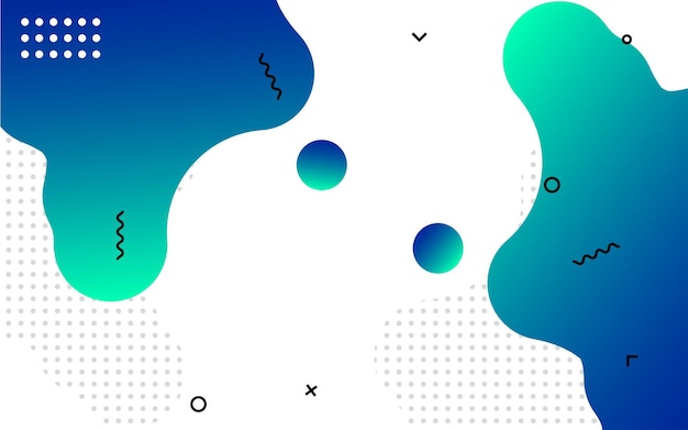 Diseño de banner abstracto líquido Fondo en forma de vector fluido Patrón de banner de plantilla gráfica moderna para redes sociales y sitios web