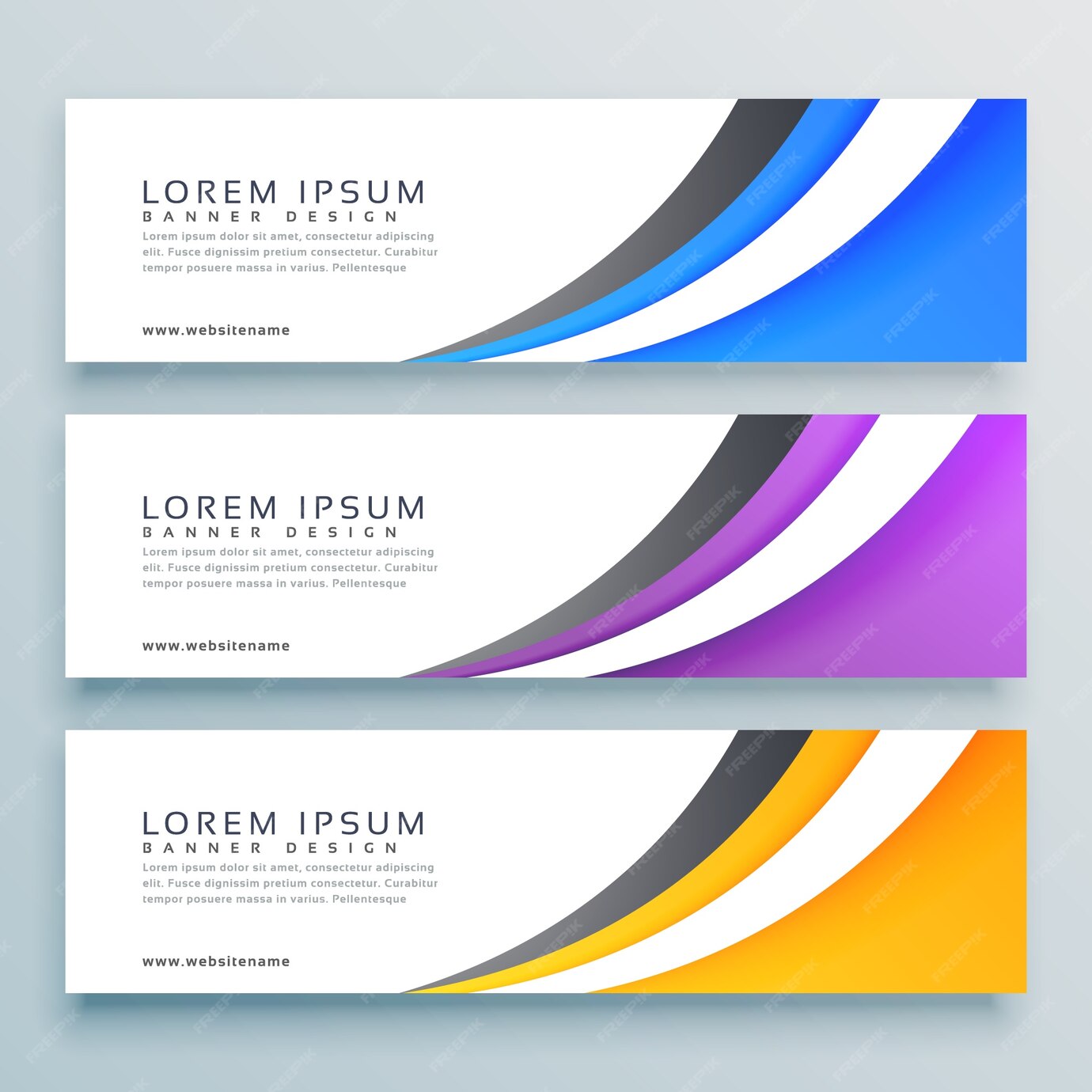 dise-o-de-banner-de-cabeceras-de-vector-elegante-vector-gratis