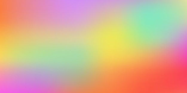 Diseño de banner de desenfoque de degradado abstracto