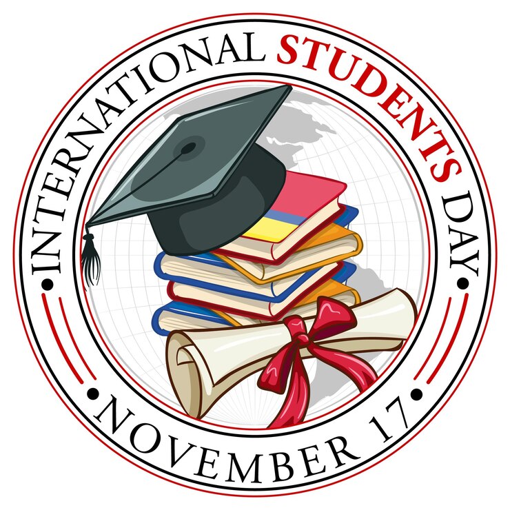 Vector gratuito diseño de banner del día internacional del estudiante