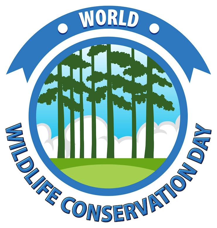 Vector gratuito diseño de banner del día mundial de la conservación de la vida silvestre