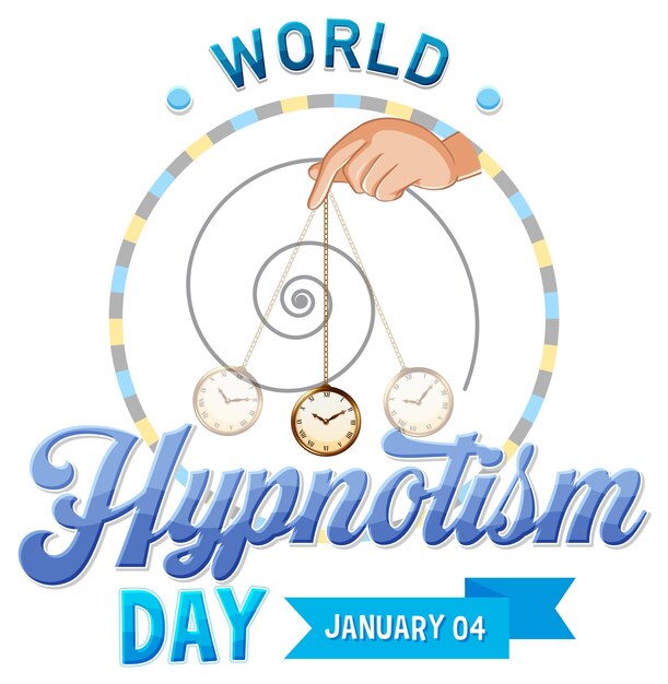 Diseño de banner del día mundial del hipnotismo