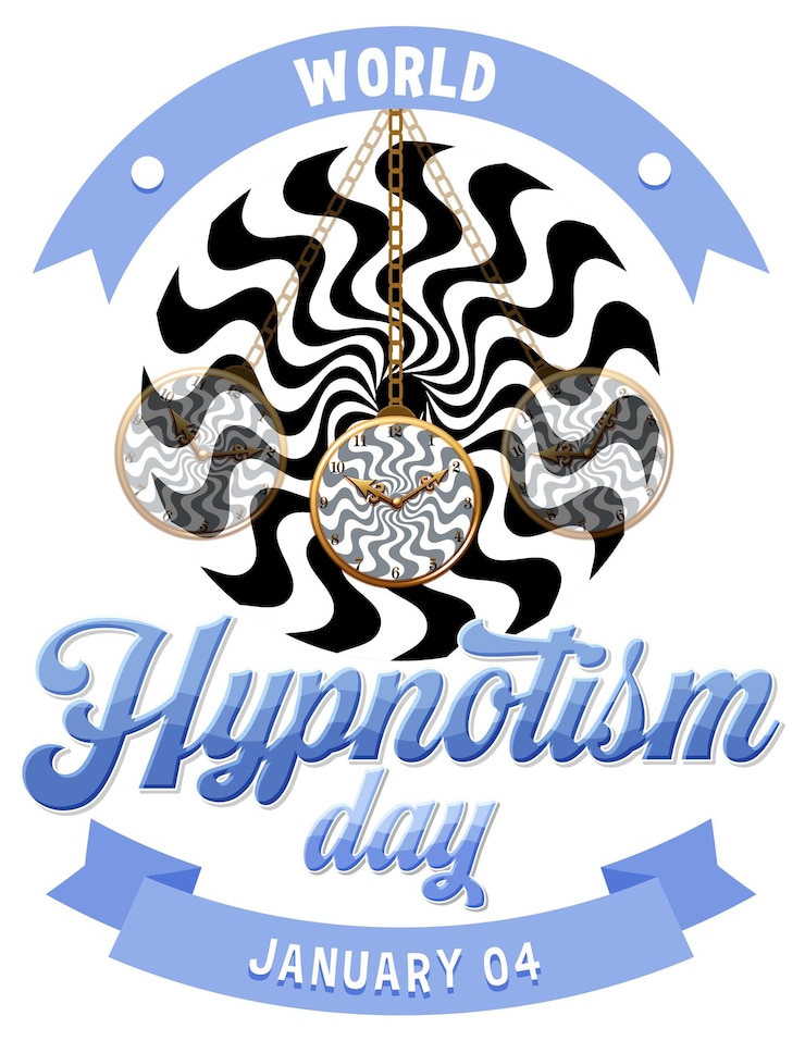 Vector gratuito diseño de banner del día mundial del hipnotismo