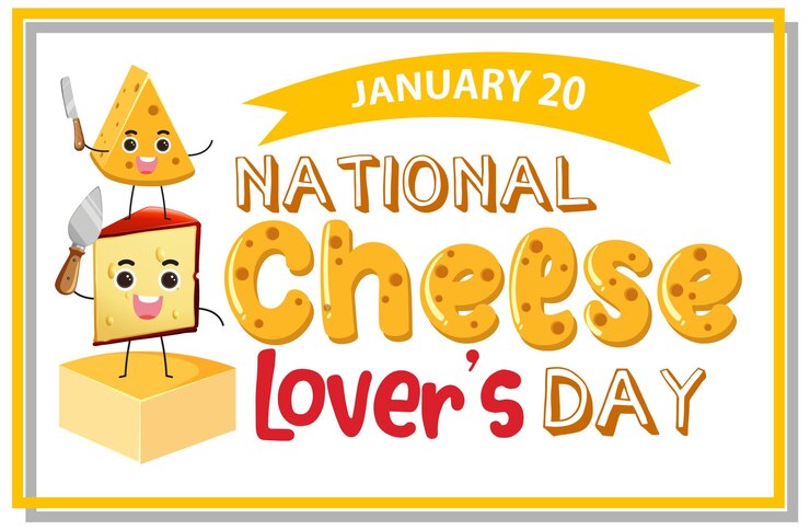 Vector gratuito diseño de banner del día nacional de los amantes del queso