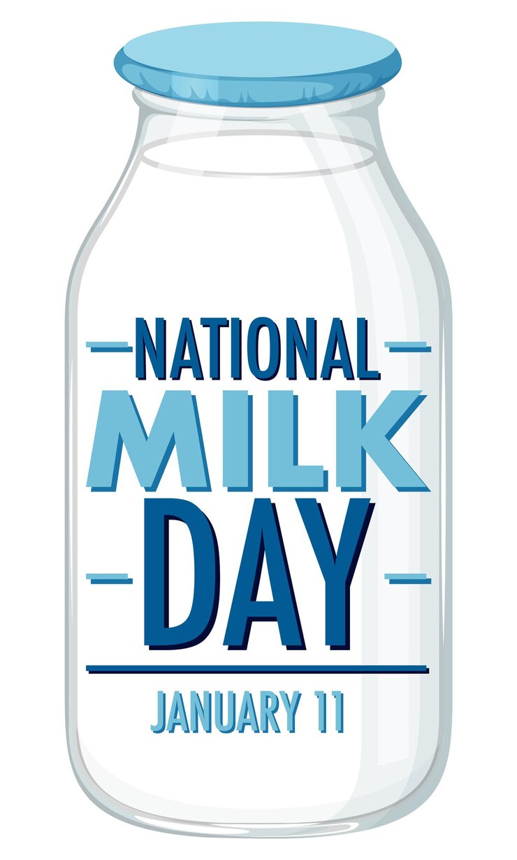 Vector gratuito diseño de banner del día nacional de la leche