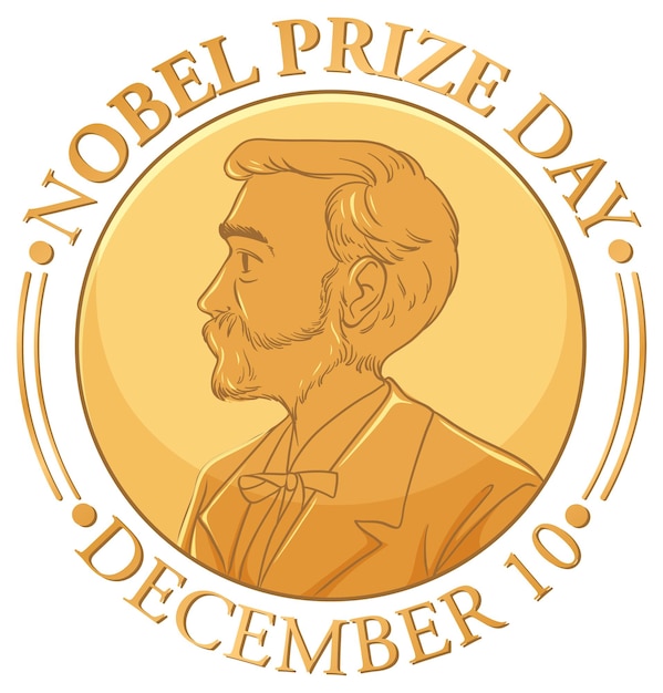 Vector gratuito diseño de banner del día del premio nobel