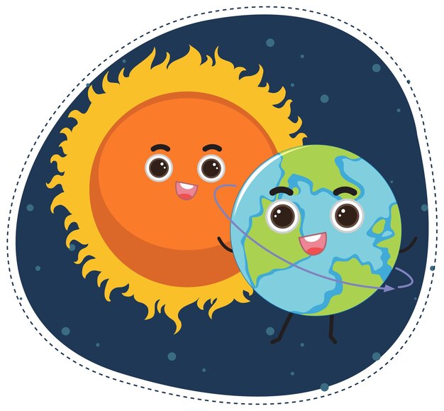 Diseño de banner del día de rotación de la tierra
