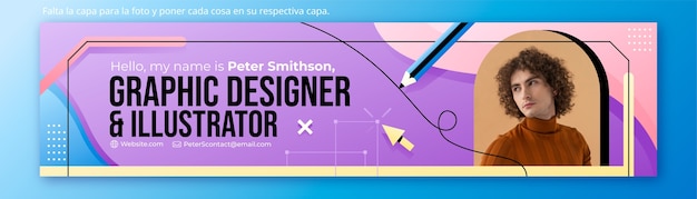 Vector gratuito diseño de banner empresarial de linkedin