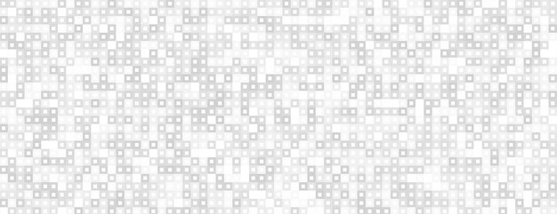 diseño de banner de patrón de cuadrícula de mosaico de píxeles geométricos