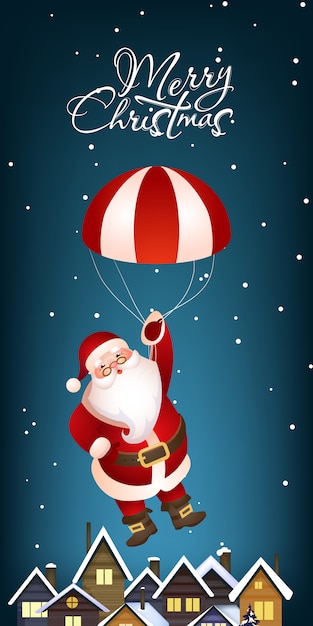 Diseño de banner vertical de navidad