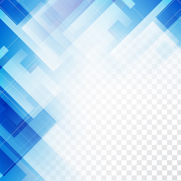 Diseño brilloso azul de fondo geométrico