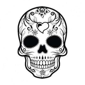 Imágenes de Calavera Dibujo - Descarga gratuita en Freepik