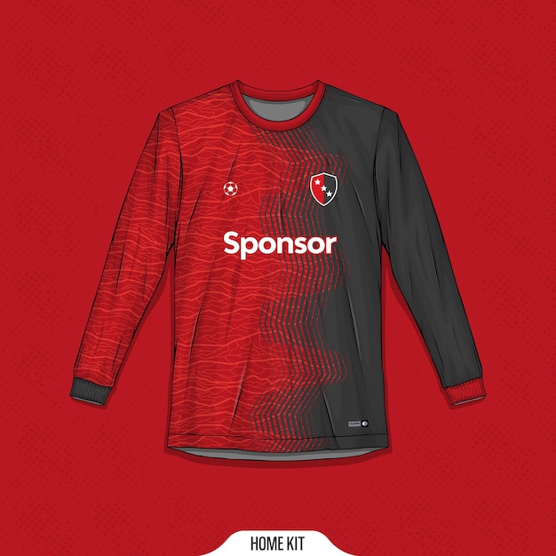 Vector gratuito diseño de camiseta deportiva lista para imprimir camiseta de fútbol para sublimación