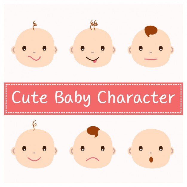Diseño de caras de bebés