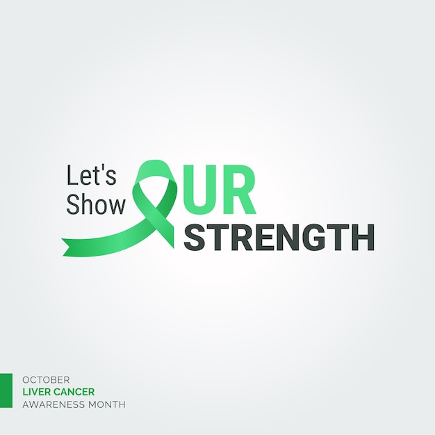 Vector gratuito diseño de carteles de concientización sobre el cáncer de hígado de hope