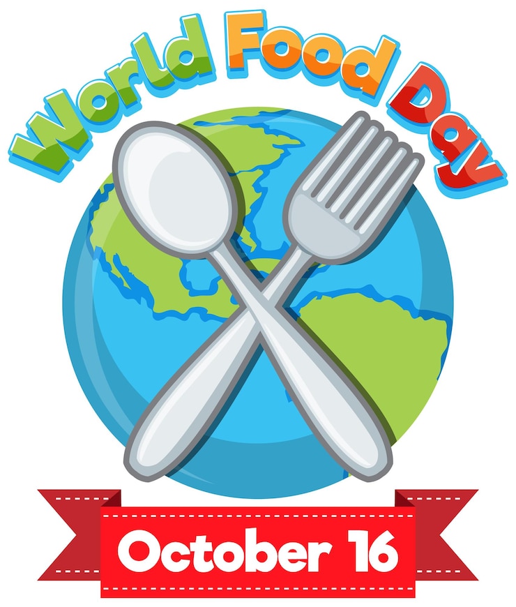 Vector gratuito diseño de carteles para el día mundial de la alimentación