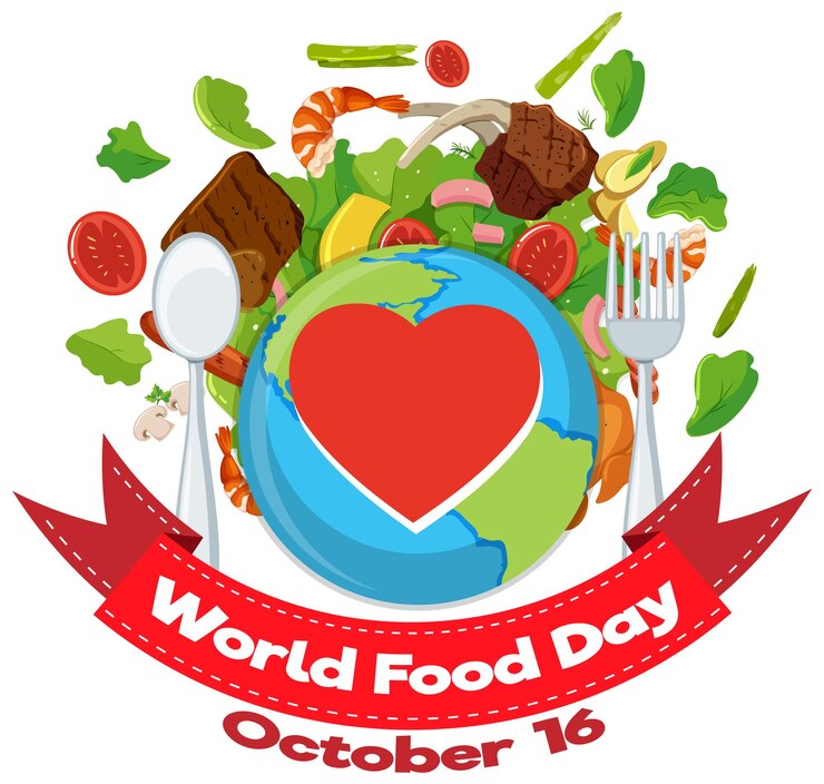 Vector gratuito diseño de carteles del día mundial de la alimentación.