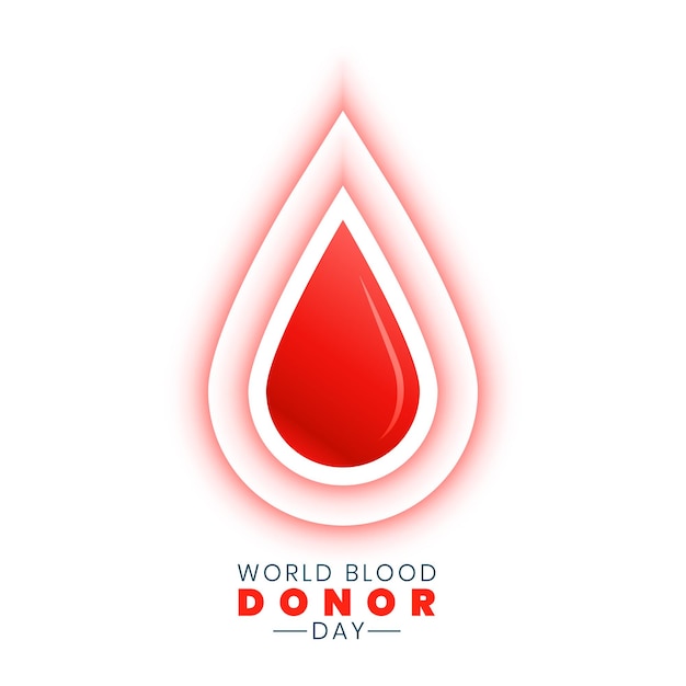 Diseño de carteles del día mundial del donante de sangre.