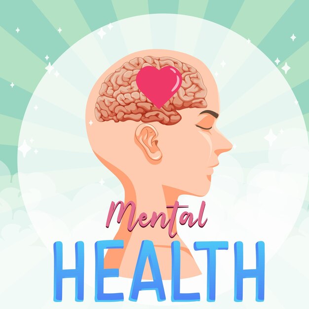 Diseño de carteles para la salud mental.