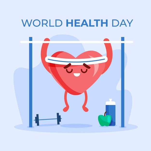 Diseño de celebración del día mundial de la salud