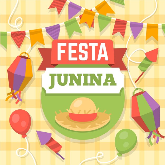 Diseño de celebración Festa junina