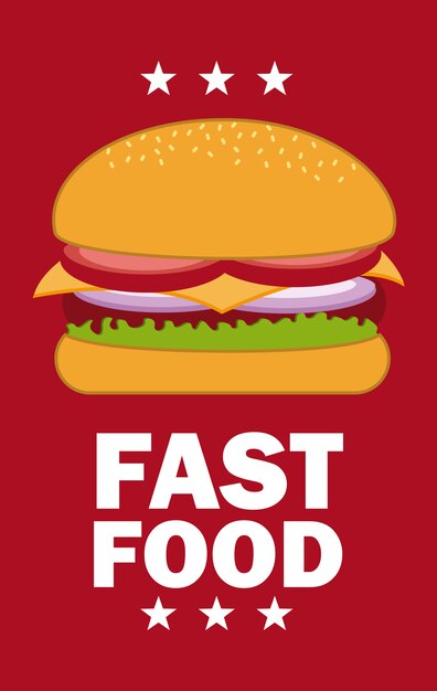 diseño de comida rápida