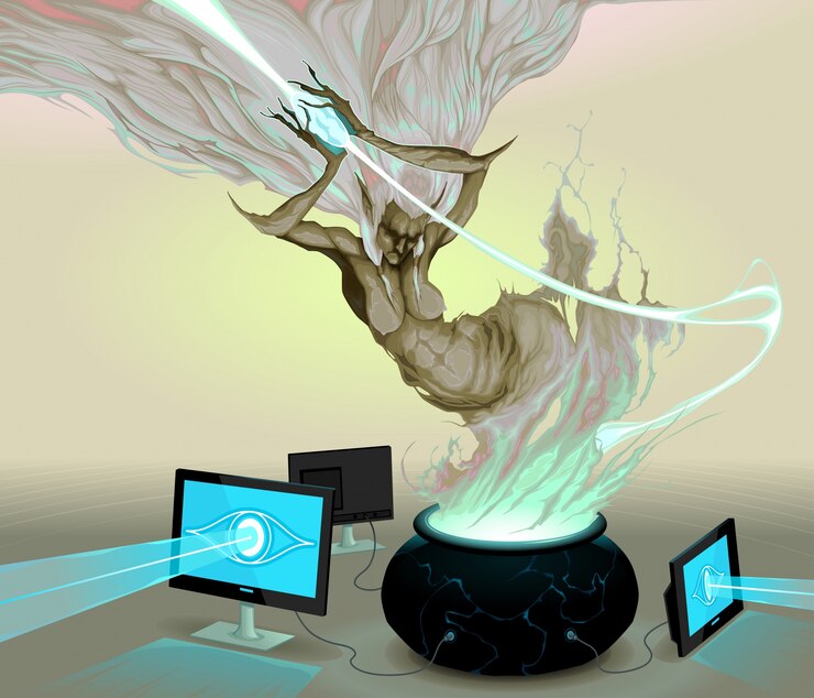 Vector gratuito diseño conceptual de la caja de pandora