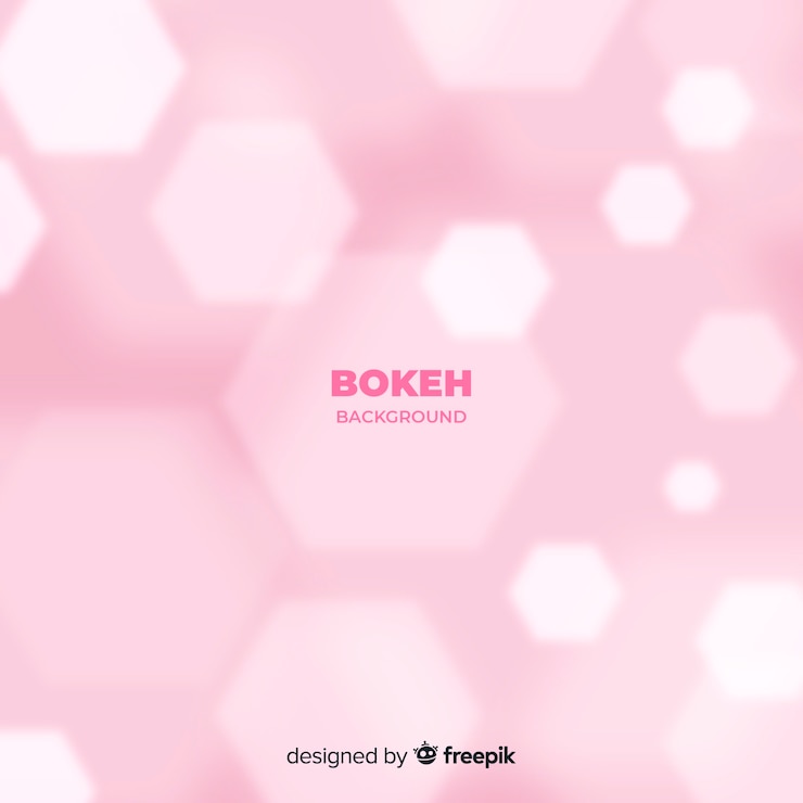 Vector gratuito diseño creativo de fondo de bokeh borroso