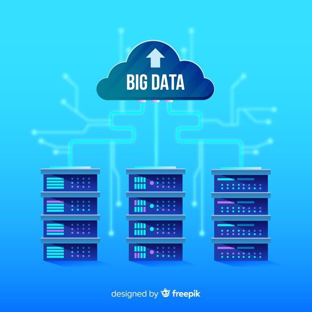 Diseño creativo de fondo de macrodatos