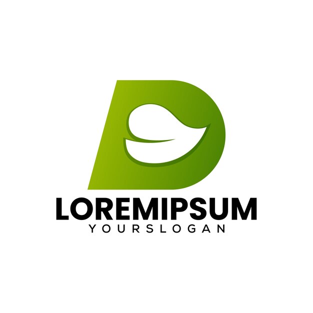 diseño creativo de la letra D del icono del logotipo