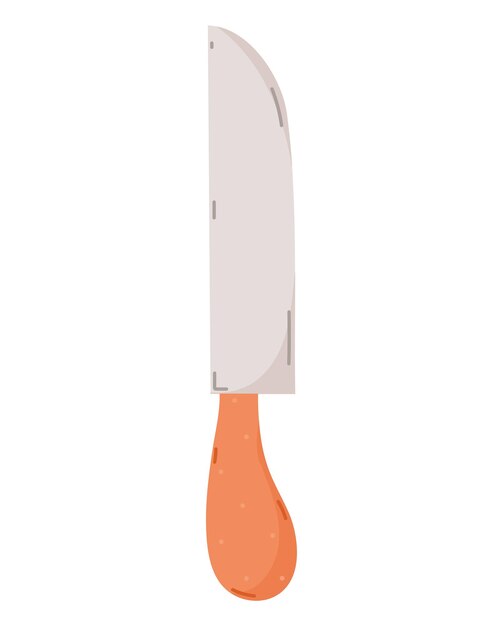 Diseño de cuchillo naranja