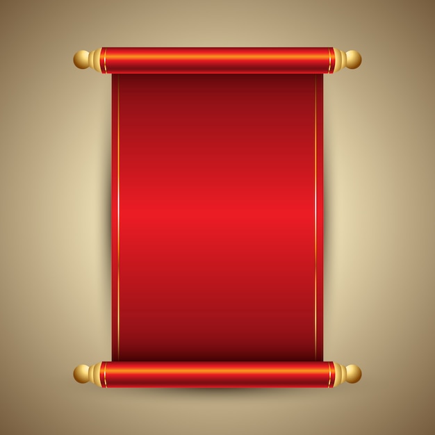 Diseño decorativo de desplazamiento de estilo chino