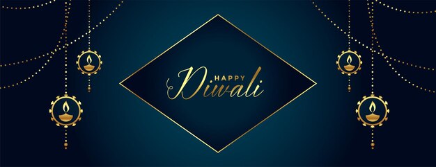 Diseño decorativo del fondo del festival de diwali feliz