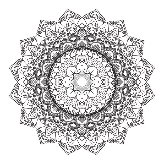 Diseño decorativo de mandala