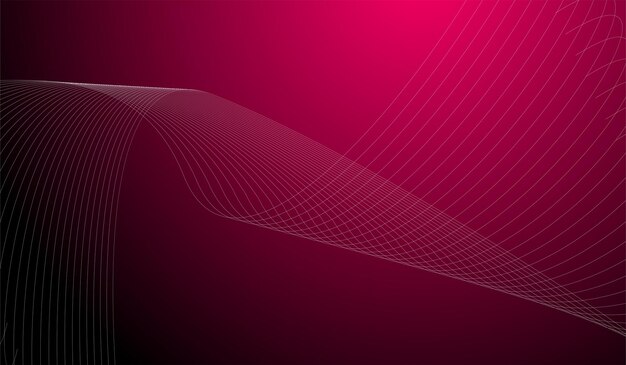 Diseño de degradado abstracto de línea de fondo