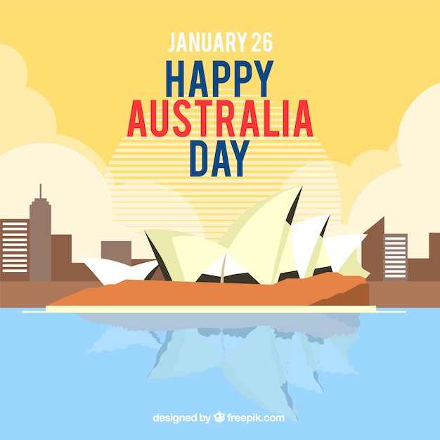 Diseño para el día de australia de sydney