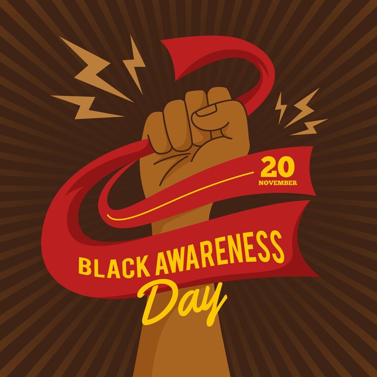 Vector gratuito diseño del día de la conciencia negra
