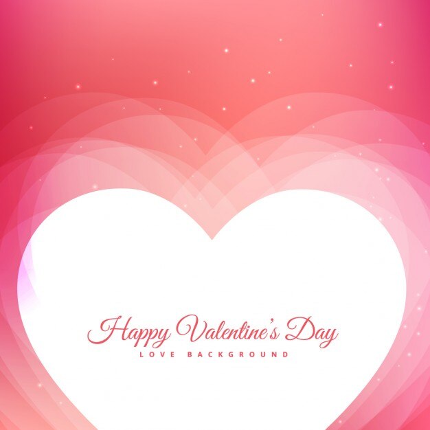 Diseño de Día de San Valentín con fondo rosa y corazones