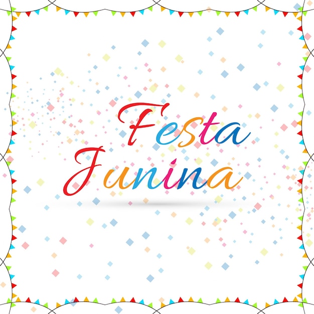 Vector gratuito diseño elegante para festa junina