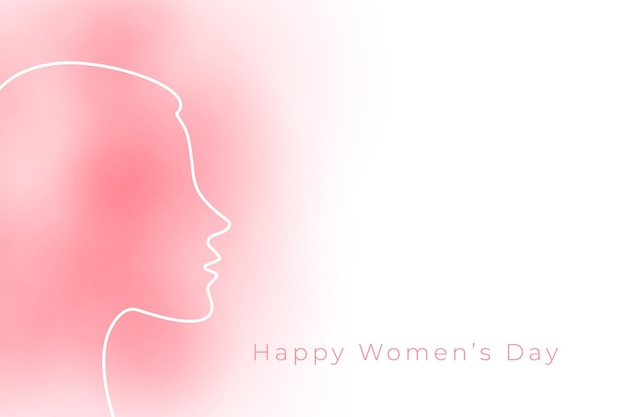 Vector gratuito diseño elegante del fondo del día de la mujer