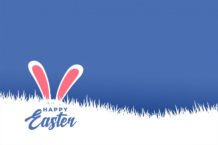 Vector gratuito diseño elegante del fondo del saludo del festival de pascua feliz