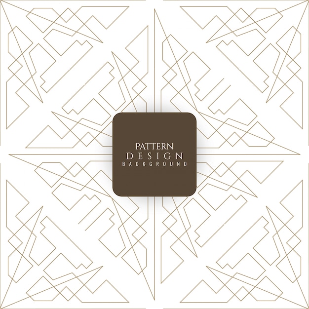 Diseño elegante de patrón geométrico