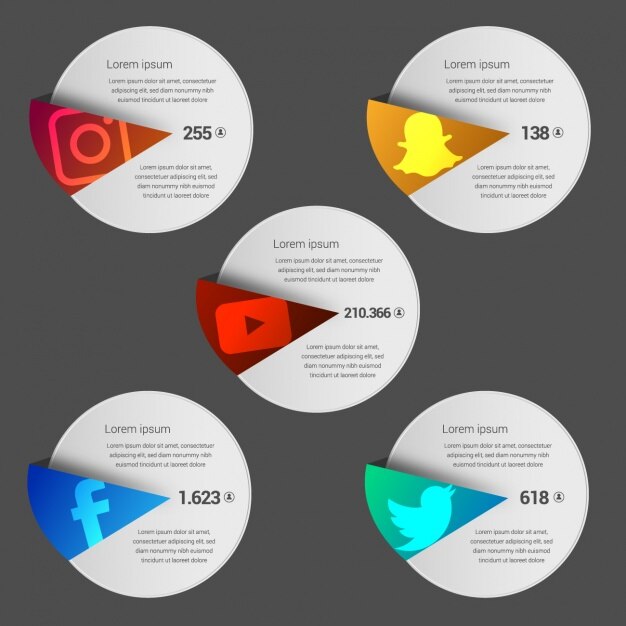 Vector gratuito diseño de elementos de infografía